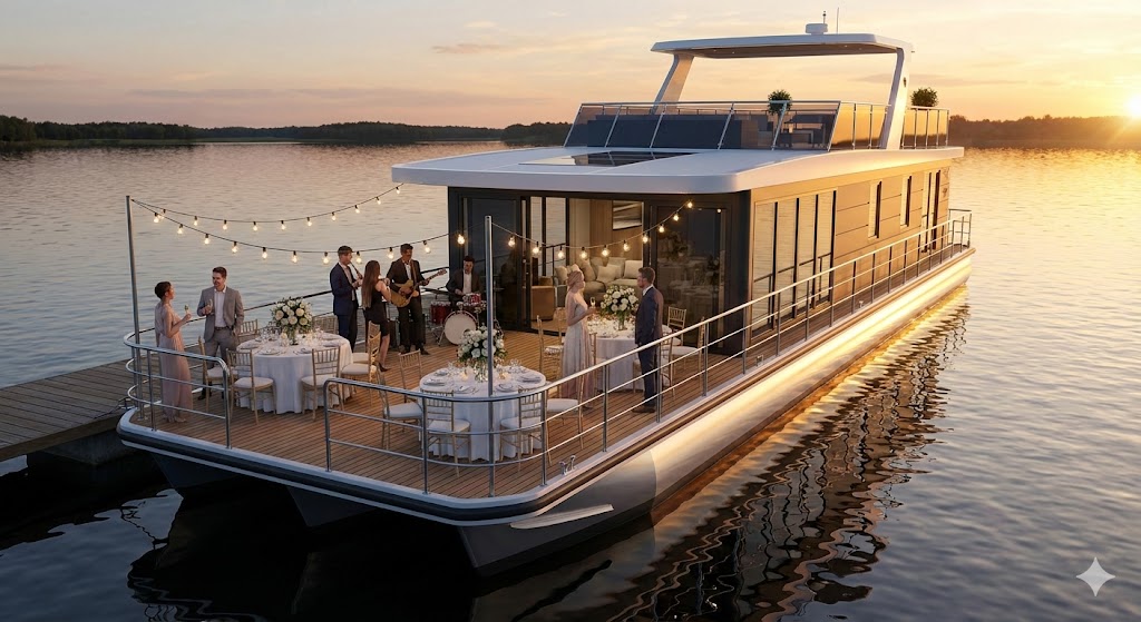 Eventhausboot mieten